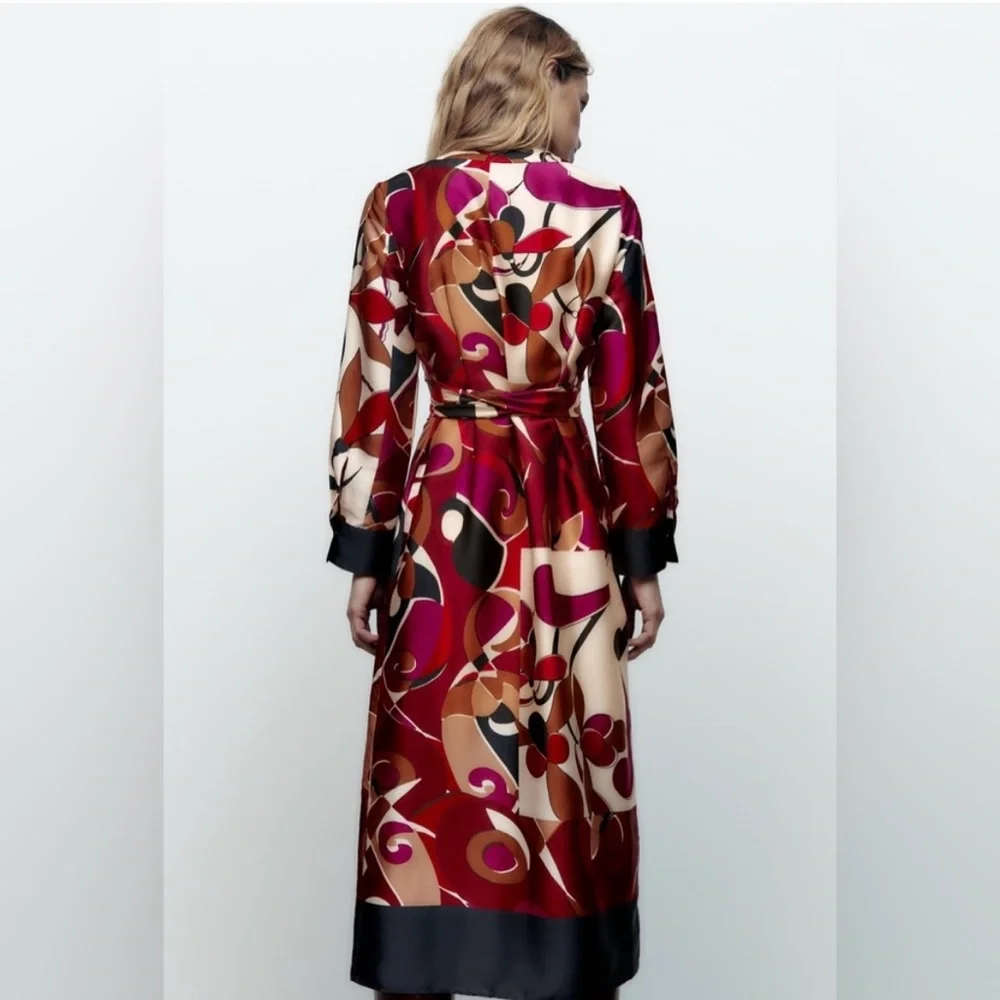 Zara printed shirt dress - Picture 2 of 5